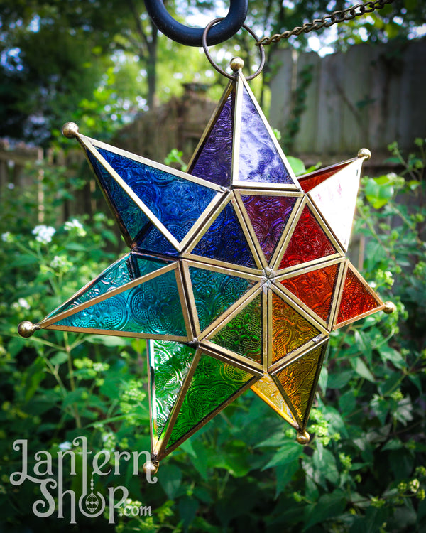 7-point rainbow star