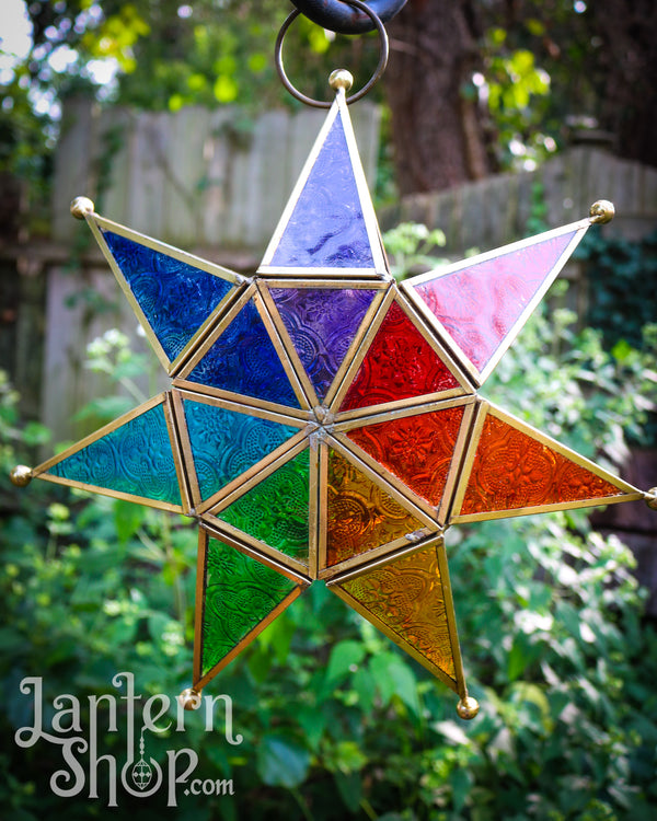 7-point rainbow star