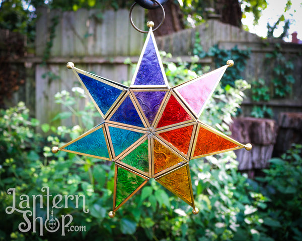 7-point rainbow star