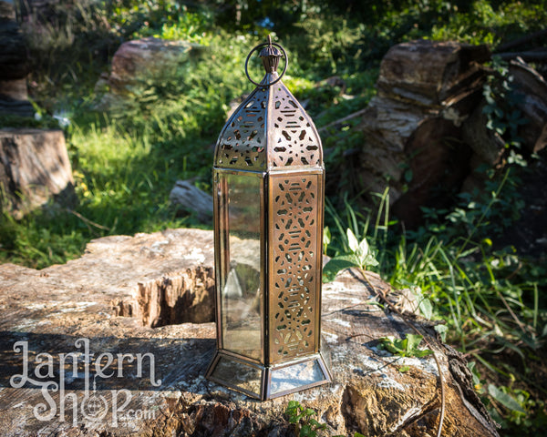 Bronze glass-bottom tower Lantern