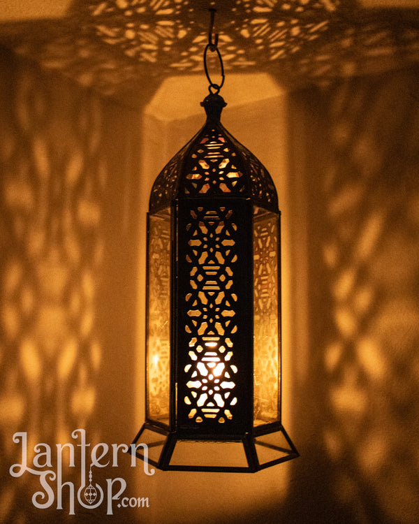 Bronze glass-bottom tower Lantern