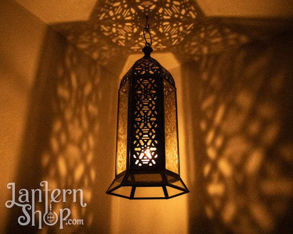 Bronze glass-bottom tower Lantern