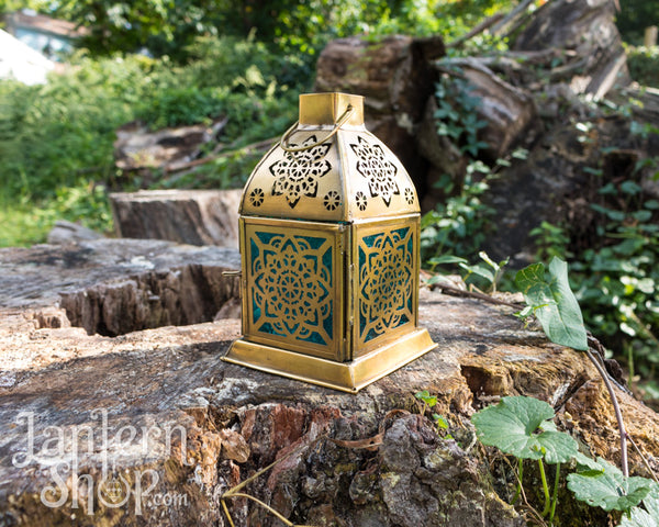 Golden mandala lantern