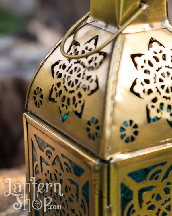 Golden mandala lantern