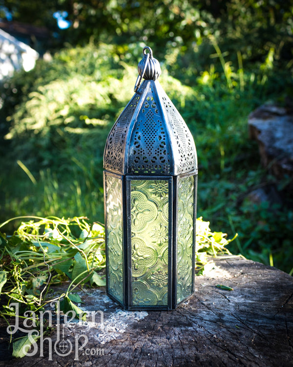 Needlepoint lantern