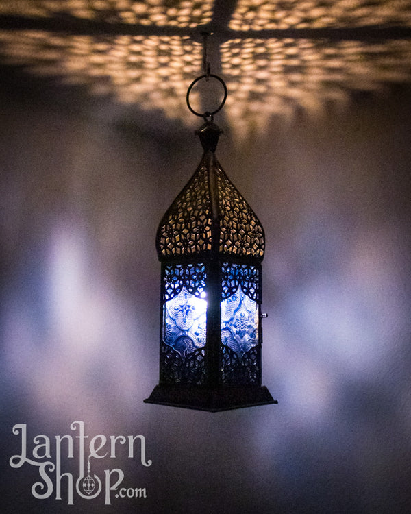 Silver lilies lantern