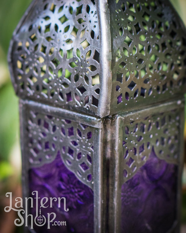 Silver lilies lantern