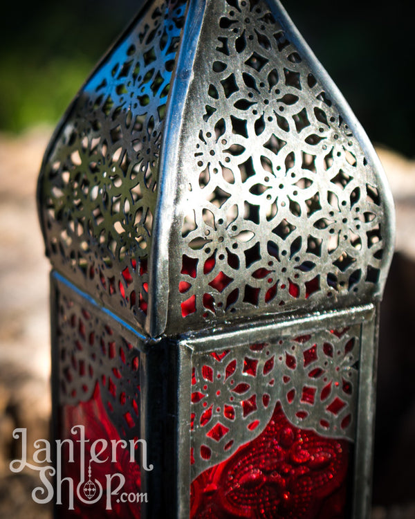 Silver lilies lantern