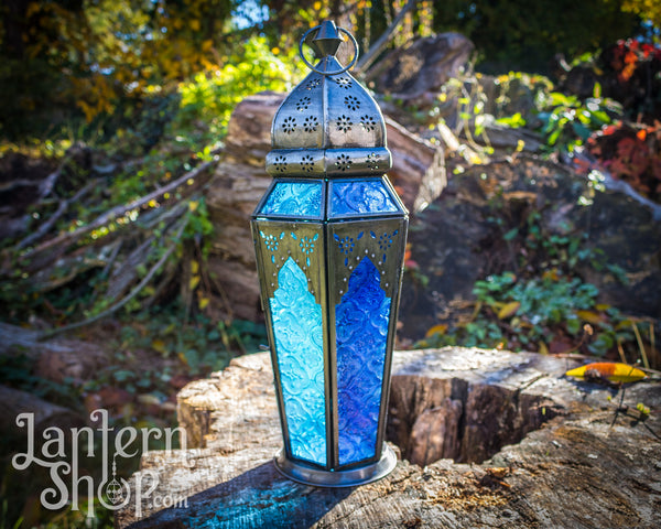 Tapered Tower Silver Lantern