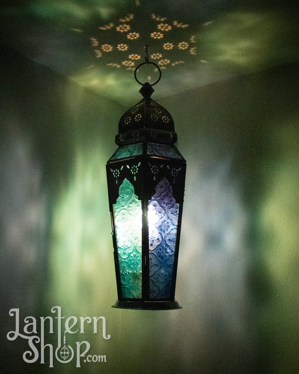 Tapered Tower Silver Lantern