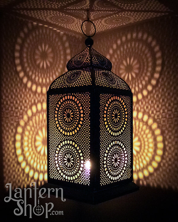 Double Sunburst birdcage lantern - XL