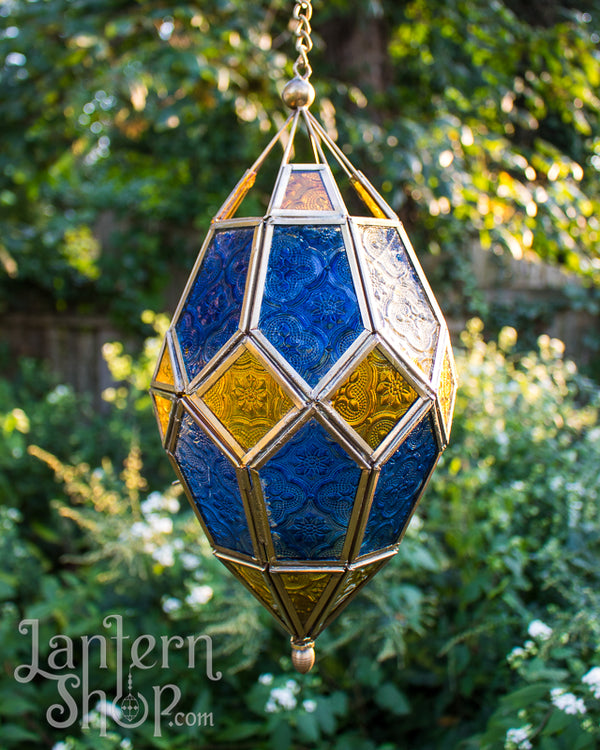 Dragon Egg Lantern - Blue Topaz