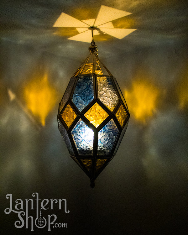 Dragon Egg Lantern - Blue Topaz