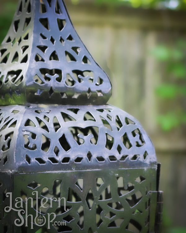 Pinched-dome birdcage lantern