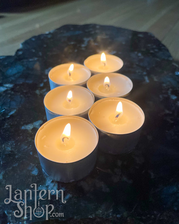 Long burning tea light candles